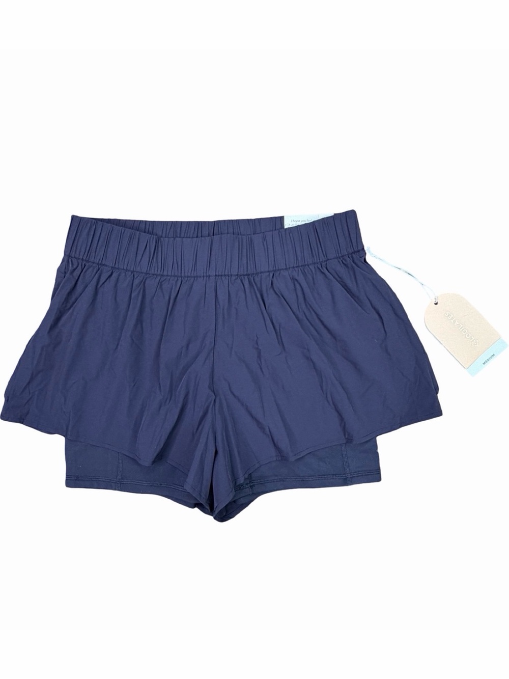 Blogilates Ruffle Short - Size Medium - Black - Picture 2 of 6
